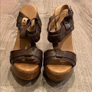 All Saints Brown Leather Heels